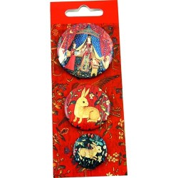 Badge en métal rond