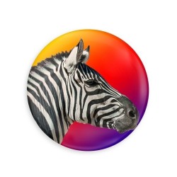 Badge en métal rond