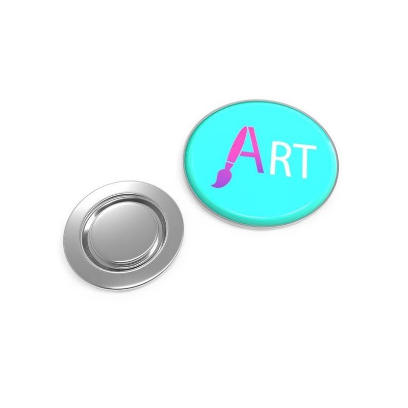 Pin's aimanté rond
