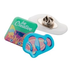 Badge époxy sur-mesure epobadge midi