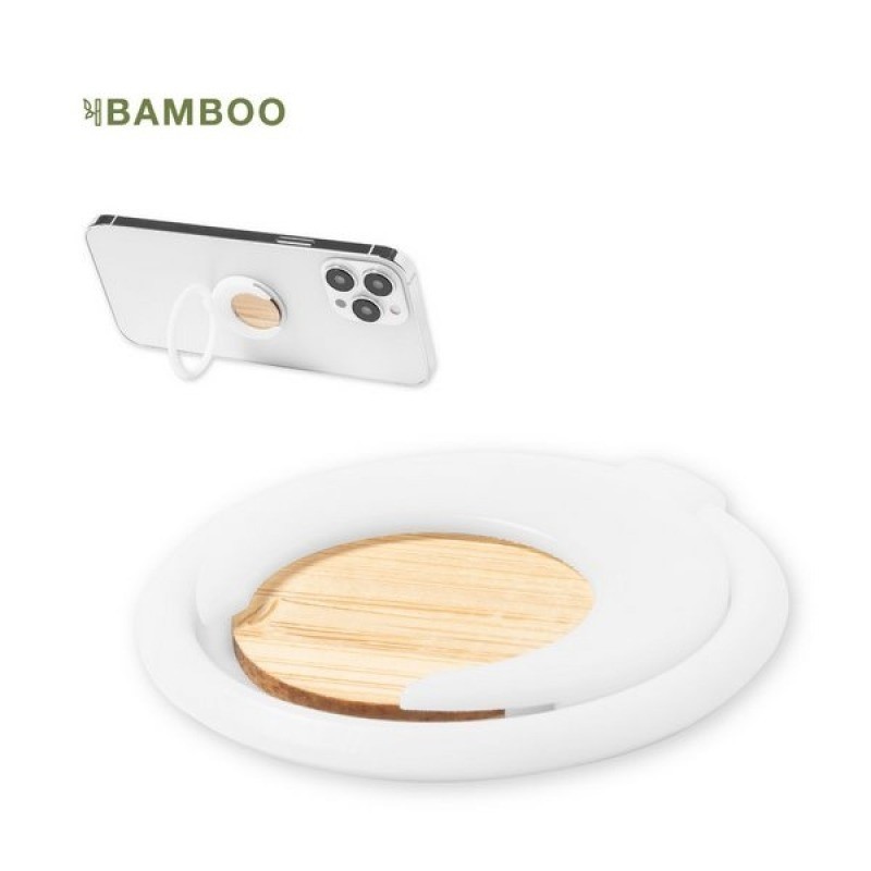 Support de téléphone en bambou