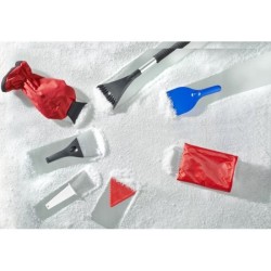 Gratte-neige télescopique en aluminium et en plastique