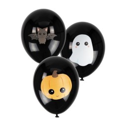 BALLON DE BAUDRUCHE SWEETY HALLOWEEN X 6