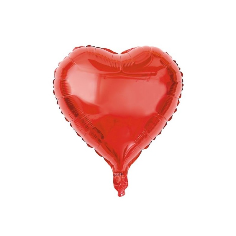 BALLON MYLAR COEUR ROUGE