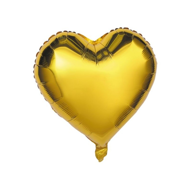 BALLON MYLAR COEUR ROSE GOLD