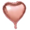 BALLON MYLAR COEUR ROSE GOLD
