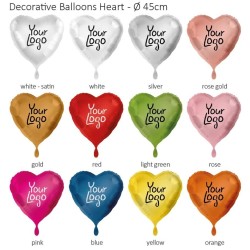 Ballon mylar coeur 45cm