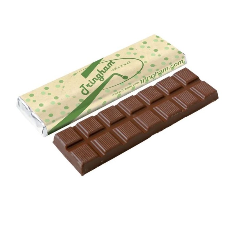Barre de chocolat 75g avec papier recyclé