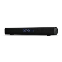 Enceinte barre de son bt5.0 2 x 8 w, radio fm, horloge