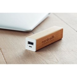 Powerbank bambou 2200 mAh