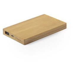 Batterie externe 5.000 mah en bambou