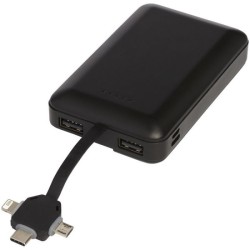 Batterie de secours sans fil , 10,000 mAh, avec câble 3-en-1