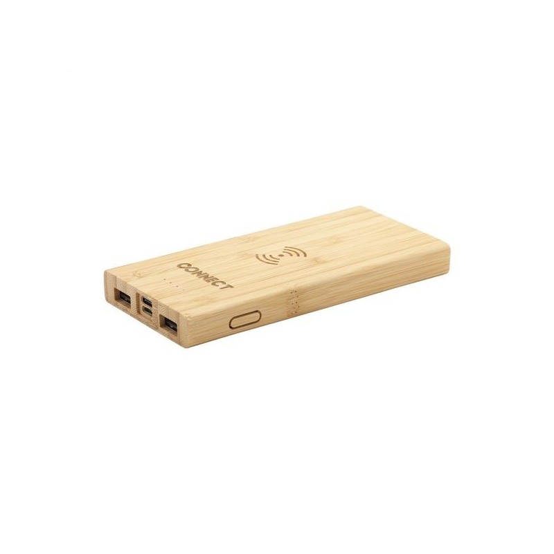 Bamboo 8000 Wireless Powerbank chargeur sans fil