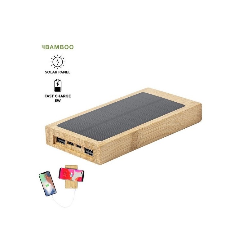 Power Bank en bambou