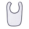 Bavoir bébé en coton lisse