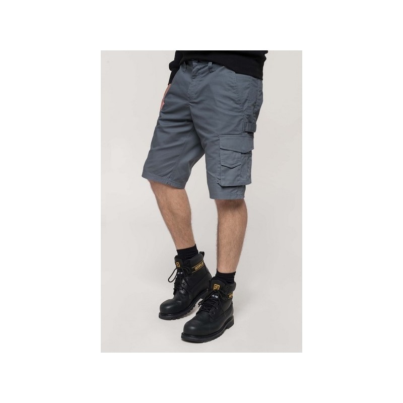 Bermuda de travail multipoches