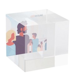 Cube en verre