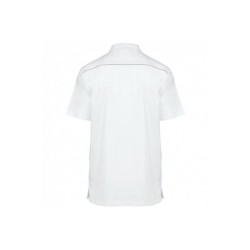 Blouse polycoton avec boutons-pression homme