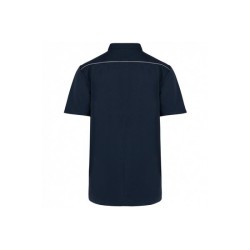 Blouse polycoton avec boutons-pression homme