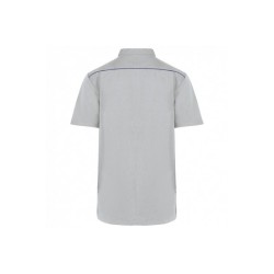 Blouse polycoton avec boutons-pression homme