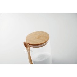  Bocal verre avec couvercle