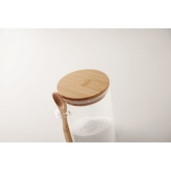  Bocal verre avec couvercle