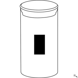 Bocal en verre eco storage 700 ml