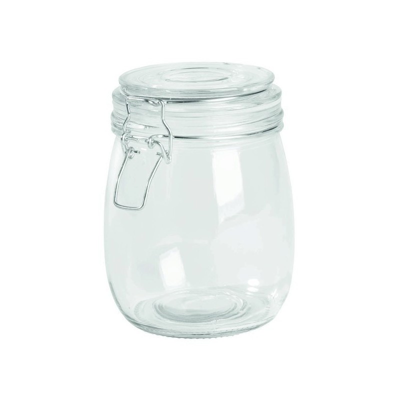 Bocal en verre clicky, d'environ 750 ml