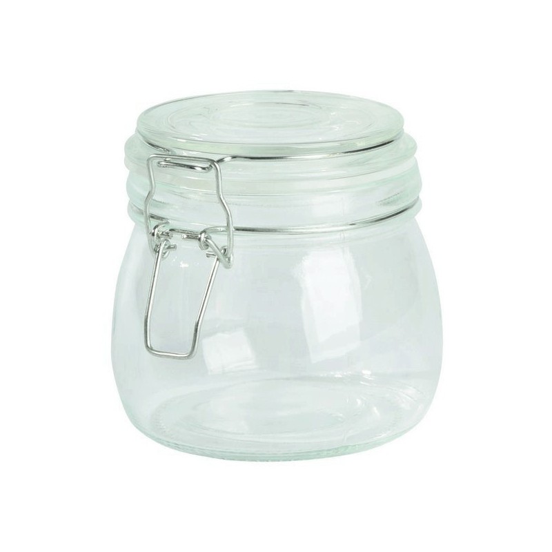 Bocal en verre clicky, d'environ 500 ml