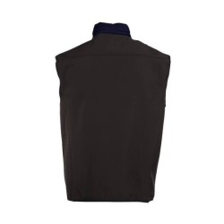 Bodywarmer bi-matière matelassé