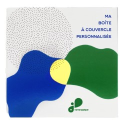 Boîte à couvercle 8x8x3cm