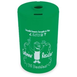 Conteneur à piles usagées