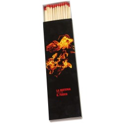 Boite d'allumettes longues pour cheminée