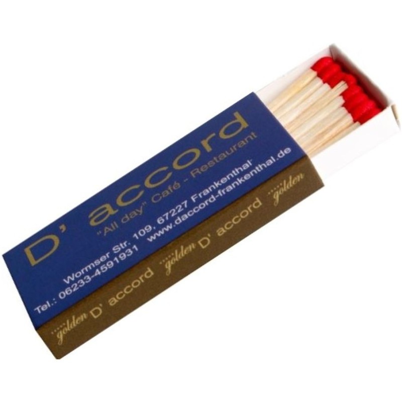 Petite boîte de 8 allumettes