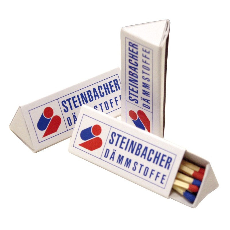 Boîte triangulaire de 15 allumettes