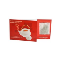 Carte sachet de thé bio