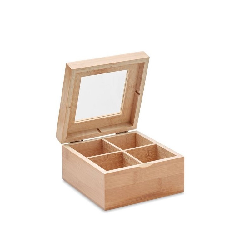 Boîte à thé en bambou