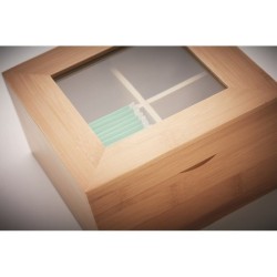 Boîte à thé en bambou