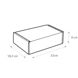 Boîte d'expédition 32x18x9cm