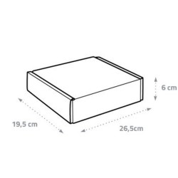 Boîte d'expédition 26x19x6cm