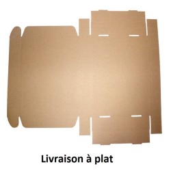 Boîte d'expédition kraft 35x25x5cm