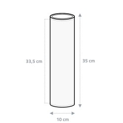 Boîte tube 10x35cm