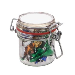 Mini bonbonnière hermétique en verre