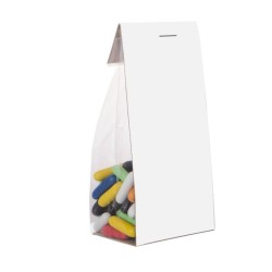 Sachet de bonbons avec carte imprimée