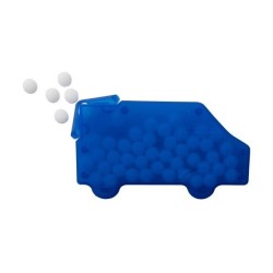 Bonbons à la menthe sans sucre dans une boîte en plastique 