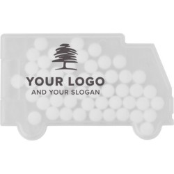 Bonbons à la menthe sans sucre dans une boîte en plastique 