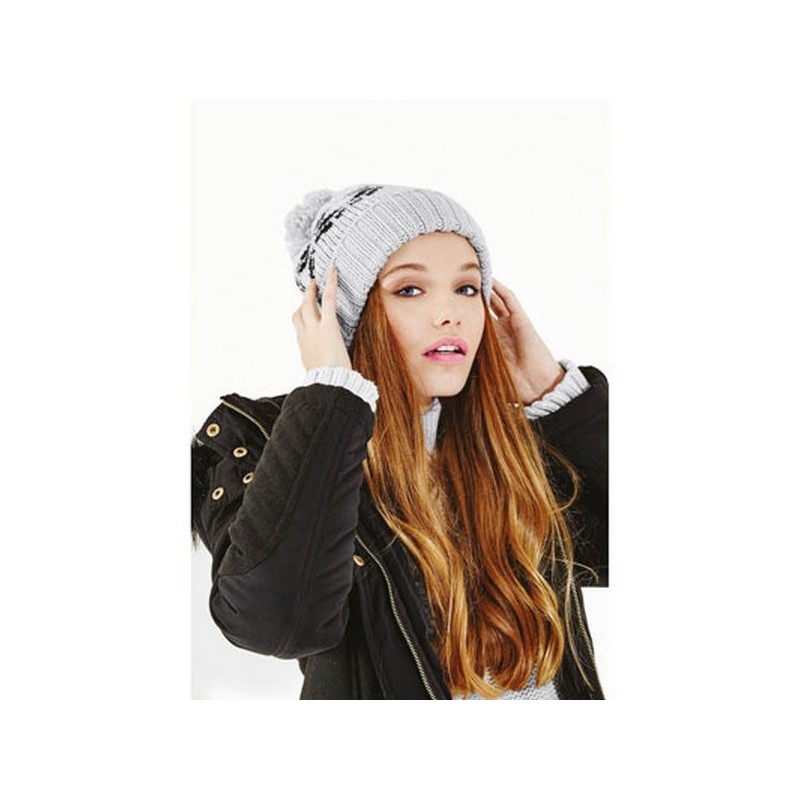 Bonnet snowstar jacquard