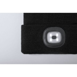 Bonnet avec lampe rechargeable