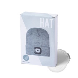 Bonnet avec lampe rechargeable