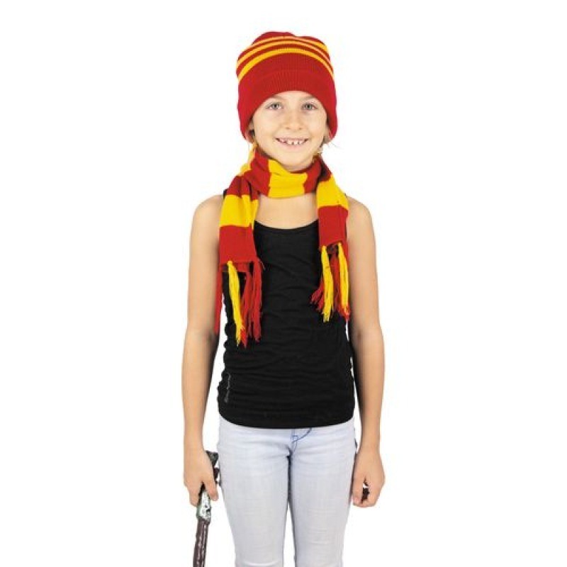 BONNET ET ECHARPE RAYES EN TRICOT